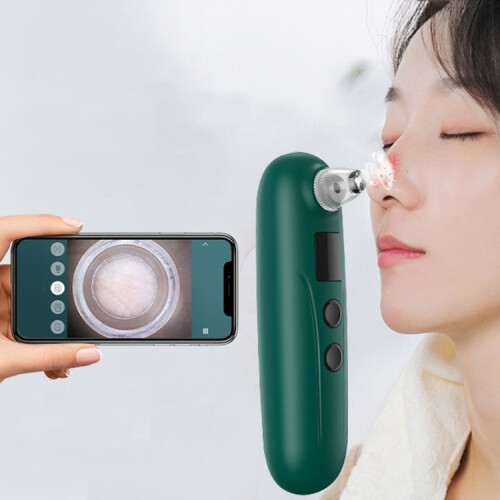 Ηλεκτρικός Καθαριστής Μαύρων Κηλίδων Visual Blackhead Cleaner (Πράσινο)