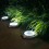 Solar Lights Cold White IP65 Waterproof  Auto On/Off with Ground Spike 4PCS 4