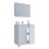 3 pcs. washroom washbasin Badinos SC White 2