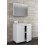 3 pcs. washroom washbasin Badinos SC White 12