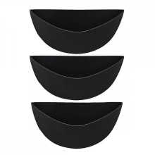 pezzi di fodere per fioriere semicircolari da 12 pollici, fodere in tessuto per piante, fodere per cestini di fiori semicircolari, sostituzi