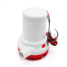12V Submersible Water Pump 1500GPH Boat Bilge Pump with Low Noise Durable Energy Efficient Design