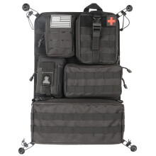 RV Wall Storage Organizer with 5 Molle Pouches, Waterproof Durable Bag for Camper, Trailer, Boat