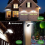 1 Pack Outdoor Solar Light, 90 LED Solar Motion Sensor 5