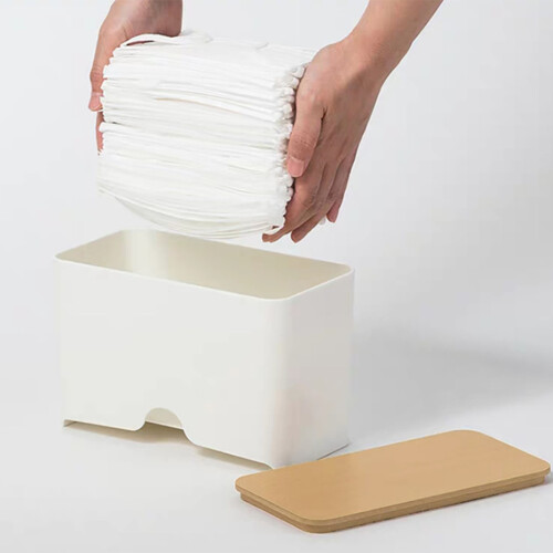 Mask Storage Box Portable Mask Storage Case Dust-Proof Moisture-Proof Pollution-Proof Face Mask Storage Box White 1