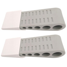 2pcs Heavy Duty Door Stopper with Nonmarking Floor Protection and AntiSlam Control for Home and Office