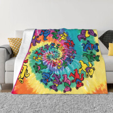 Black Fleece Blanket 60x50 Inches Ultra Soft Micro Flannel Throw for Couch or Bed Lightweight Warm