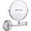 DoubleSided Wall Mounted Makeup Mirror with Foldable Telescopic Arm, Magnifying Mirror for Bathroom 1