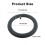 Linyes 8.5-inch scooter inner tube 2-pack 3