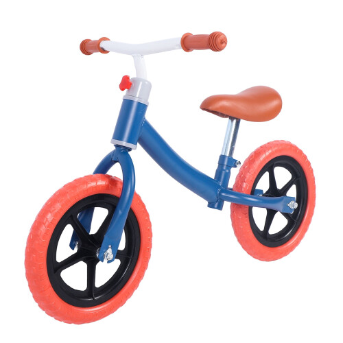 Balancecykel til børn 1-4 år med justerbart sæde og styr 10" 1