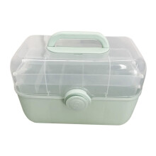 Medicine Organizer Box Large Capacity MultiLayer Storage Case with Handle for Family and Travel Use