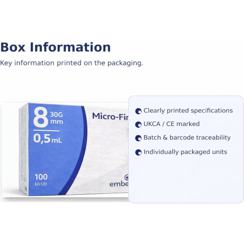 BD Embecta  Microfine 0.5ml 324825 Pack of 10 2