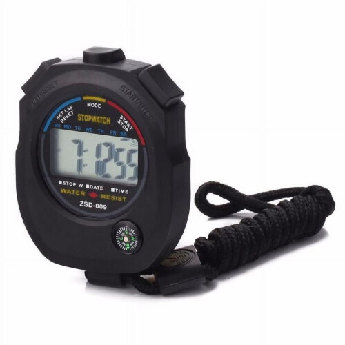 Digital LCD-stoppklocka Kronograf Timer 1 st 1
