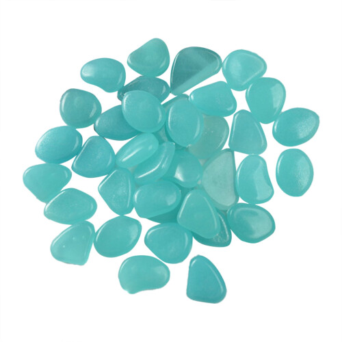 Glow-in-the-Dark Artificial Garden Stone 6 pcs 1