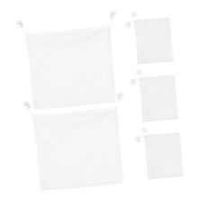 5pcs Bathroom Mesh Organizer Set, QuickDry Shower Storage Bags, SpaceSaving Hanging Design