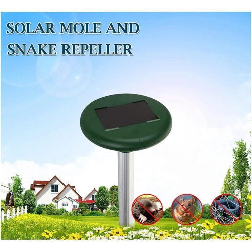 2 pieces Solar mole repellant, ultrasonic solar mole repellant, mole control, vole repellant 2