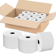 24 Rolls 2 5/16 x 400 ft Thermal Receipt Paper Rolls BPA QuickDry Long Roll for POS Systems