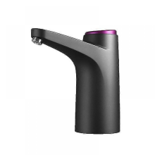 (grijs) Draagbare waterpomp voor waterflessen, elektrische waterpers met USB-oplaadbare waterdispenser