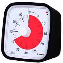 Visuele afteltimer, extra grote visuele timer voor in de klas, geschikt voor kinderen en volwassenen.