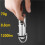 Mini Flashlight 1200LM USB C Rechargeable Keychain Torch 7 Modes Waterproof Alloy 2PCS White 3
