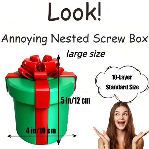 Prank Gift Box Small Puzzle Box for Money Funny Gag Gift Compact Discreet Present 1