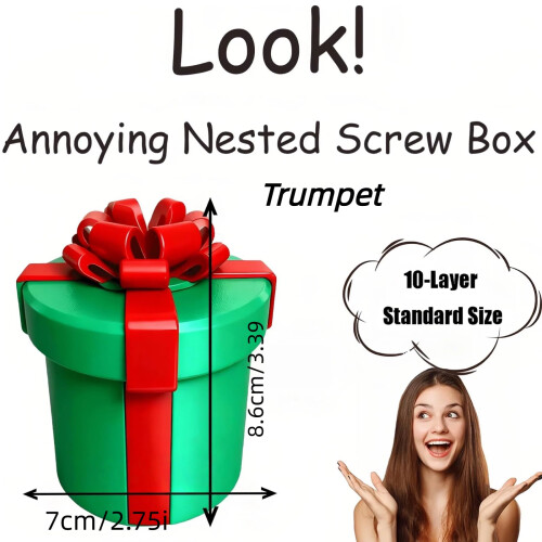Prank Gift Box Small Puzzle Box for Money Funny Gag Gift Compact Discreet Present 2