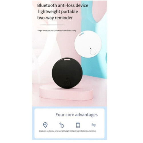 Lot de 2 mini traceurs GPS Bluetooth 5.0, dispositif anti-perte B 1