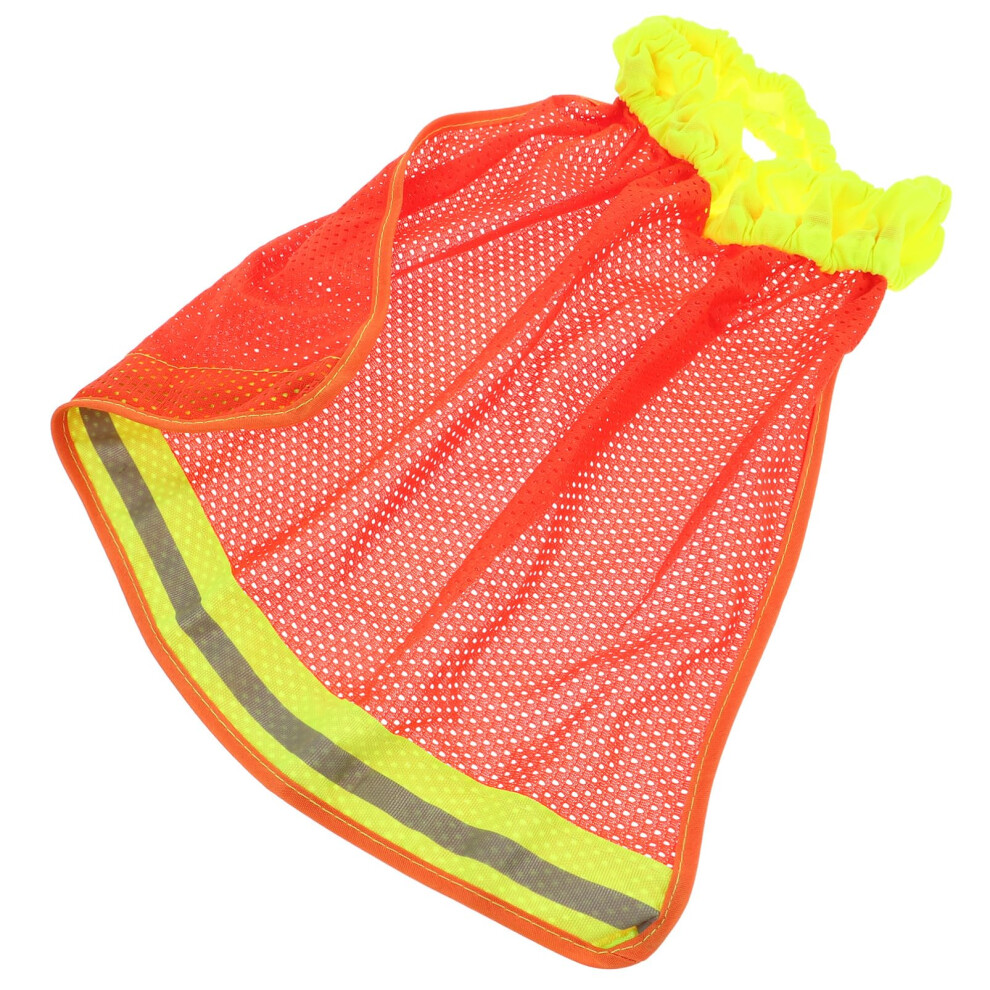 Hi Visibility Hard Hat Sunshade And Neck Cover For Construction Workers, Reflective Wide Sun Protection 9045646487700