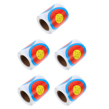 Round Fluorescent Shooting Target Sheets for Precision Practice