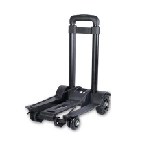 Folding Shopping Cart with FourWheel Design, Lightweight Aluminum Grocery Trolley for Home and Travel