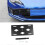 Front Bumper Towing Hook License Plate Mounting Bracket Holder, Black 2