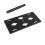Front Bumper Towing Hook License Plate Mounting Bracket Holder, Black 3