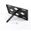 Front Bumper Towing Hook License Plate Mounting Bracket Holder, Black 4