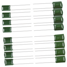 16pcs Guitar Tone Capacitors Set for Electric Guitar and Bass, Enhanced Tone Clarity, Vintage Bronze