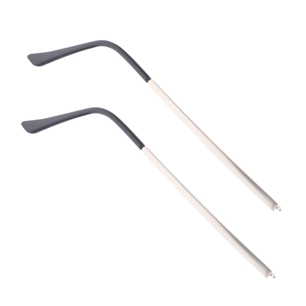 Silver Replacement Eyeglass Temples Metal Arms For Eyeglasses And Sunglasses Universal Fit Easy Installation