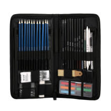 48Piece Professional Wooden Drawing Pencil Set for Smooth Blending and Versatile Sketching Art