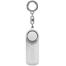 PA200 Personenalarmgerät mit 130 dB lautem Alarm, 10 Lumen LED-Licht und Wolfsschutz – Weiß