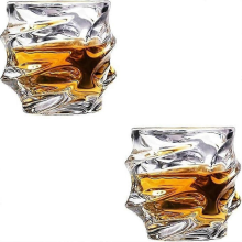 Stück Storm Japanisches Kristall-Whiskyglas, Whiskygläser, geeignet für Herren, mundgeblasenes Kristall