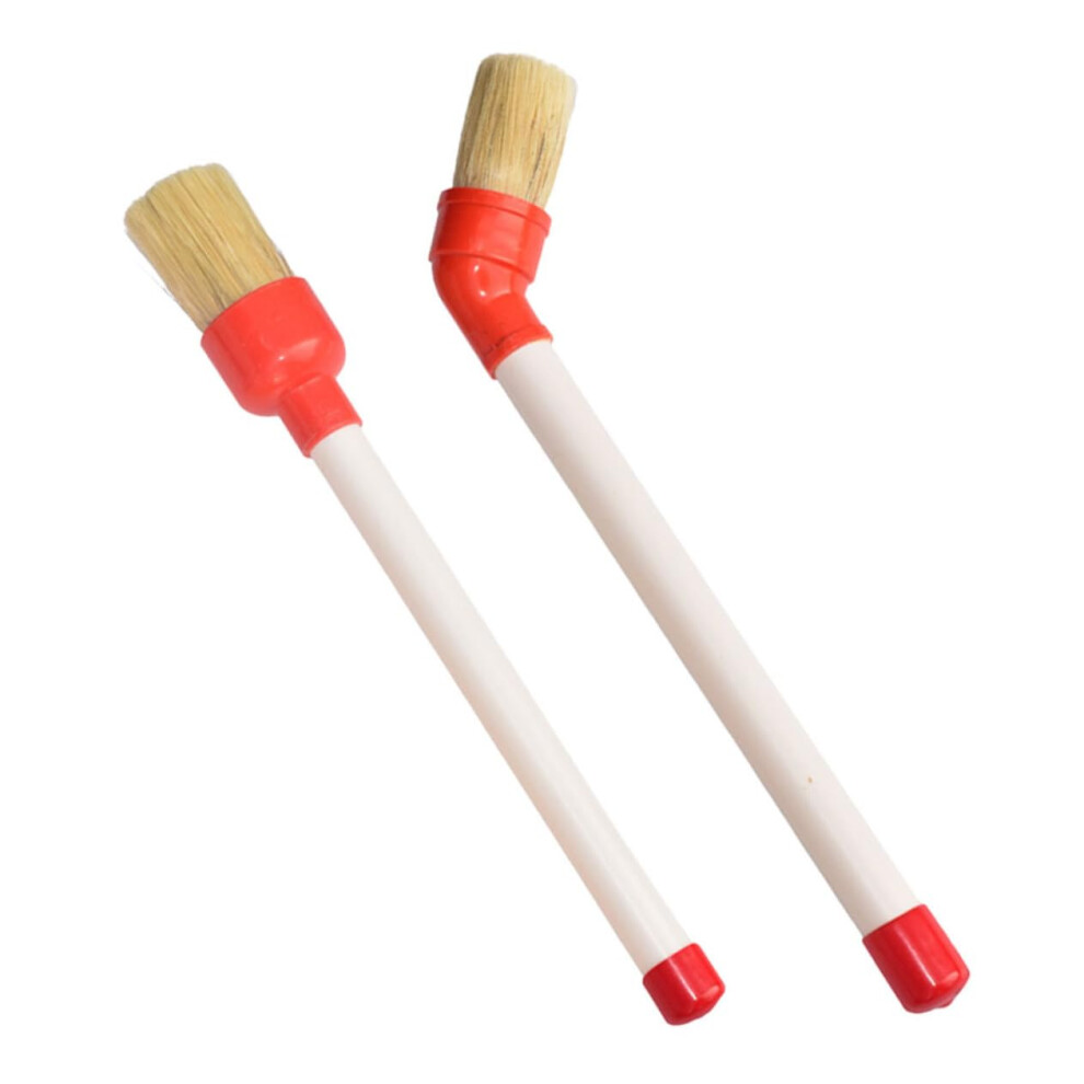 2Pcs Car Wheel Cleaning Brush Set, Tire Grease Brush For Precise Application And Vehicle Detailing 9045646488783