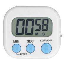 Digital Kitchen Timer with Large Screen Display, Loud Clear Alarm and Memory Recall Function