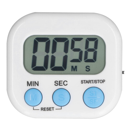 Digital Kitchen Timer with Large Screen Display, Loud Clear Alarm and Memory Recall Function