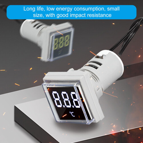 0100A Digital AC Ammeter Panel Mount Current Meter 22mm Backlit Display Accurate AC Measurement 2
