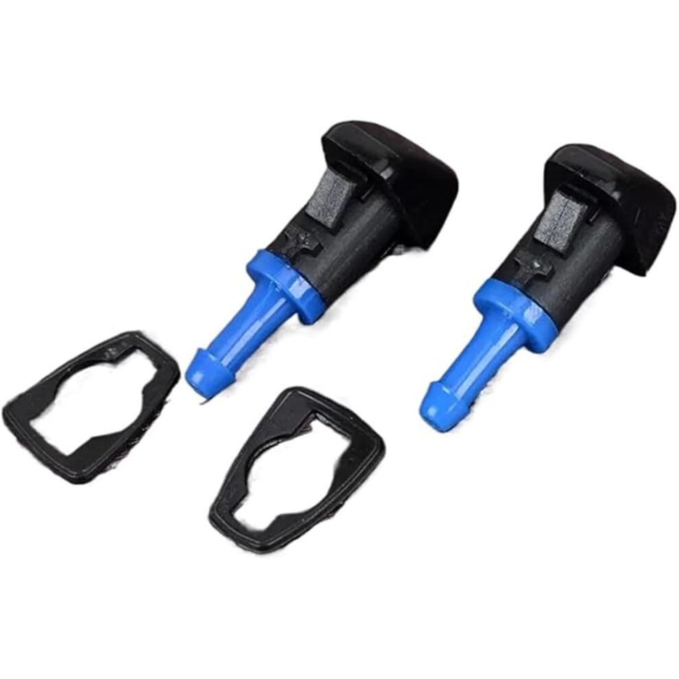 Rear Windshield Washer Nozzle Replacement 5303834Ab For Jeep Patriot Compass 2008Â2010, 2Pcs Sprayer Jet With Gasket 9045646489278