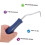 Rebar Tie Wire Twister with Plastic Handle Durable Steel Hook Fast Wire Tying for Construction 2