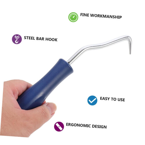 Rebar Tie Wire Twister with Plastic Handle Durable Steel Hook Fast Wire Tying for Construction 1