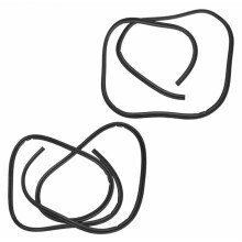 Door Weatherstrip Seal Front Door Seal Kit for Chevy Silverado GMC Sierra 1500 1999‑2006 Waterproof Noise Reduction Rubber 2pcs