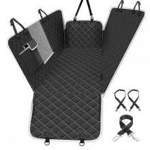Travel Buddy: Universele autostoelhoes voor honden, met gaasvenster, omvormbaar, waterdicht, krasbestendig, antislip, snelle installatie, ee