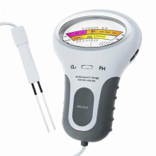 Waterkwaliteitsmeter 2-in-1 digitale pH-tester, chloortester, draagbaar, CL2 met groot display voor wateranalyse van zwembaden en spa's.