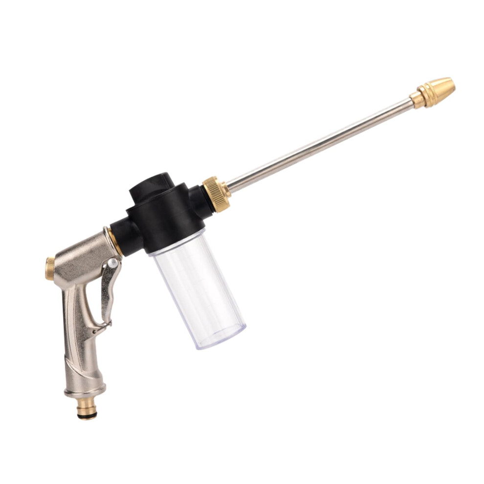 3In1 Car Wash Foam Gun With Soap Dispenser, Pressure Brass Hose Sprayer For Auto Detailing 9351714699136