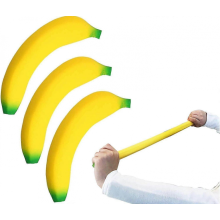 Squishy Toys Banaan Stressspeelgoed [3-pack] Rekbare Banaan Squishy | Zandspeelgoed voor kinderen | Rekbaar Banaan Speelgoed